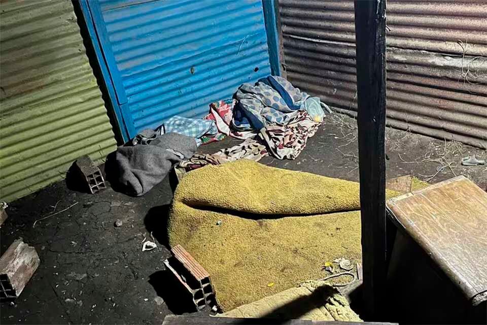 En esta casilla tuvieron secuestrado y maltrataron al chico de 15 años