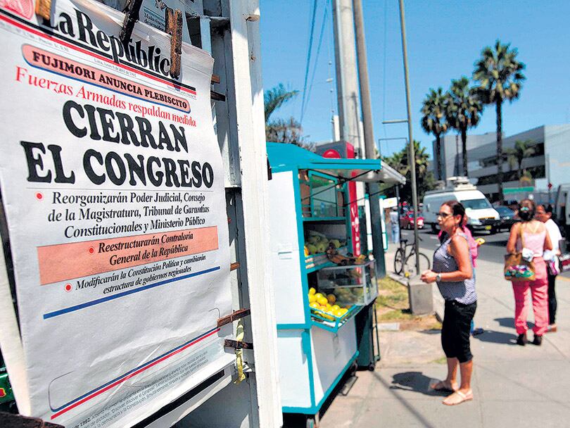 Un diario peruano recuerda el autogolpe de Fujimori que facilitó las reformas neoliberales que cambiaron al país.