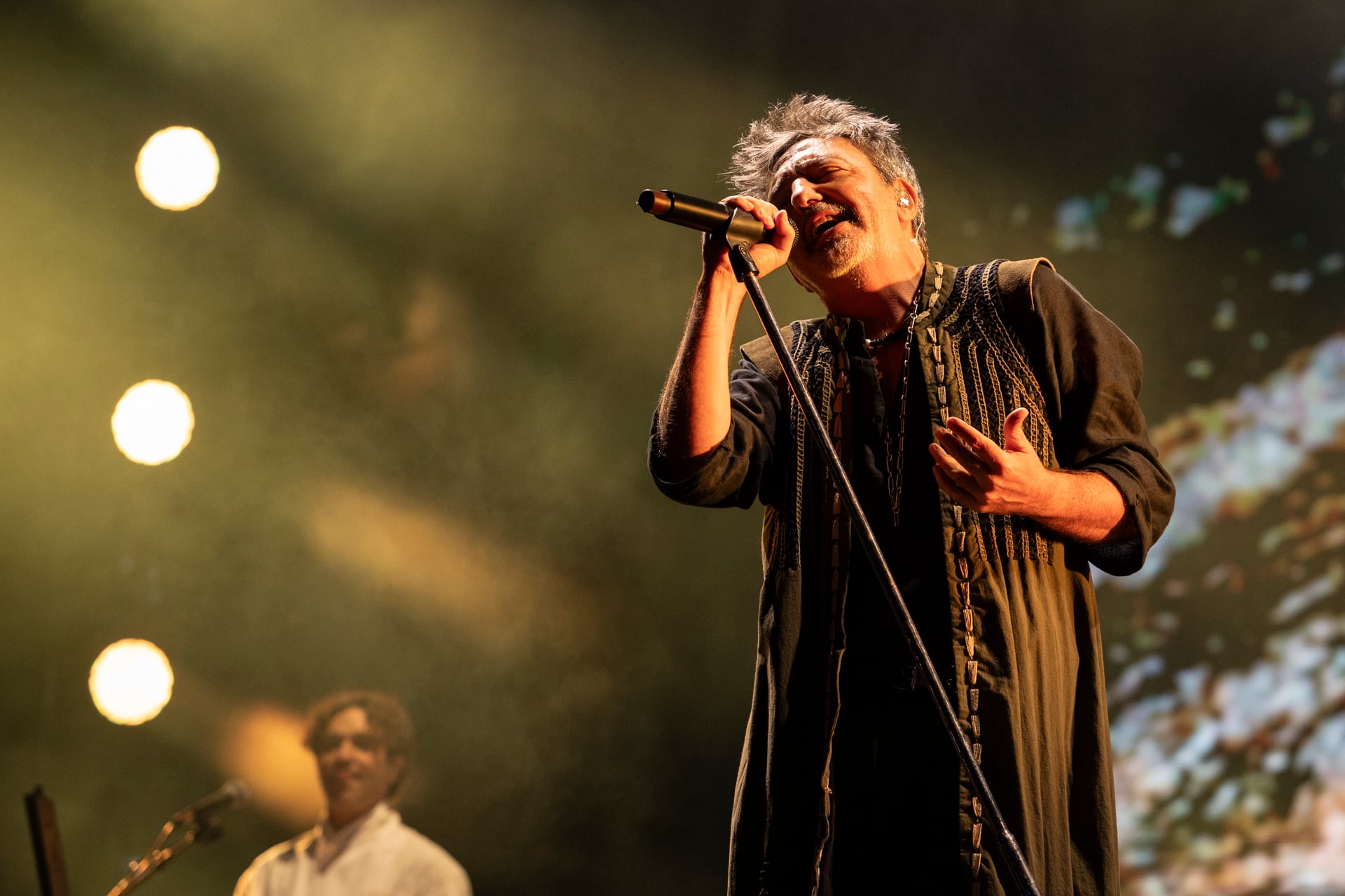 Babasónicos cerró la noche y estuvo a la altura de las expectativas. 