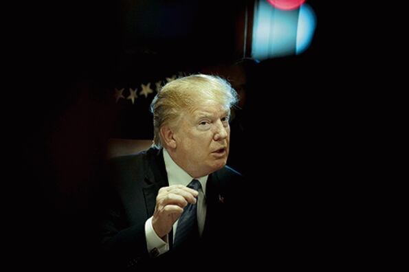 “Si no endereza el rumbo, yo me retiraría de la OMC”, afirmó ayer Trump.