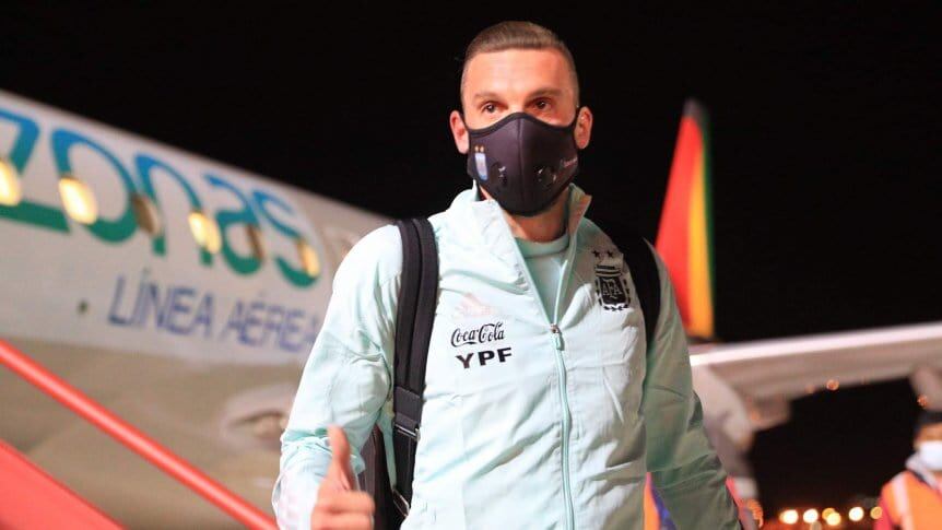 Armani, uno de los tres jugadores de River que volvió campeón con Argentina desde Brasil.