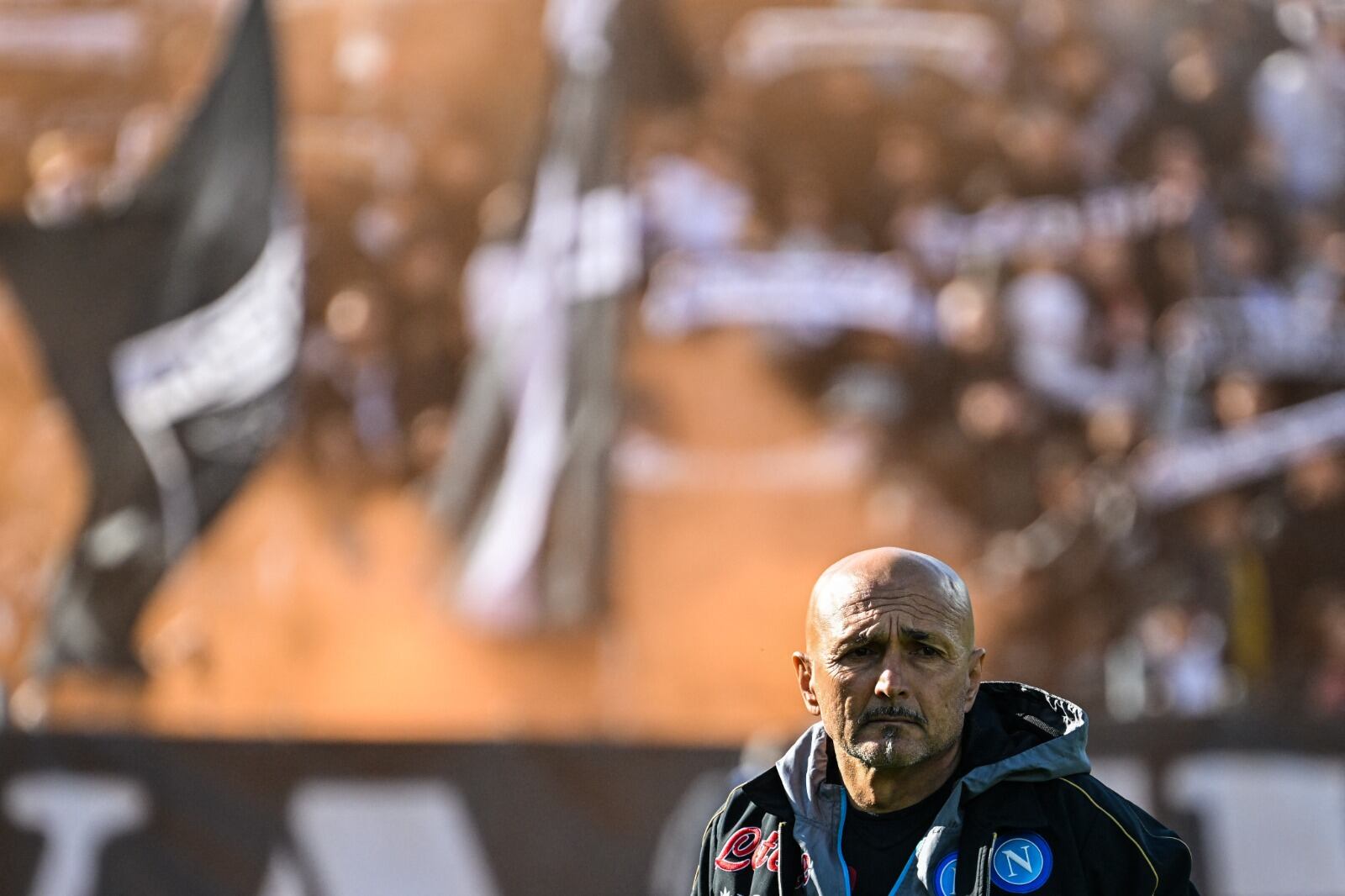 Spalletti recibió insultos de los ultras de Spezia