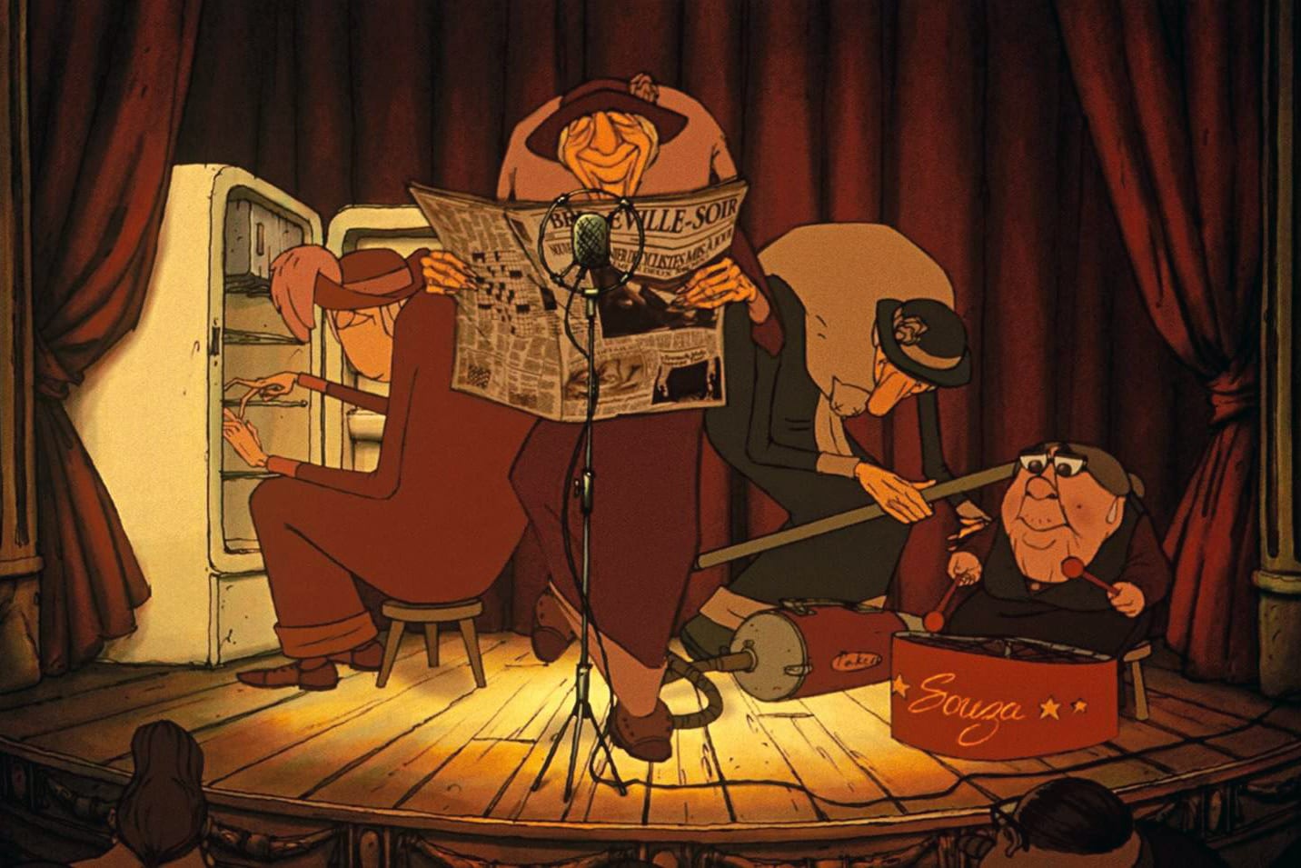"Las trillizas de Belleville", obra maestra de Sylvain Chomet.