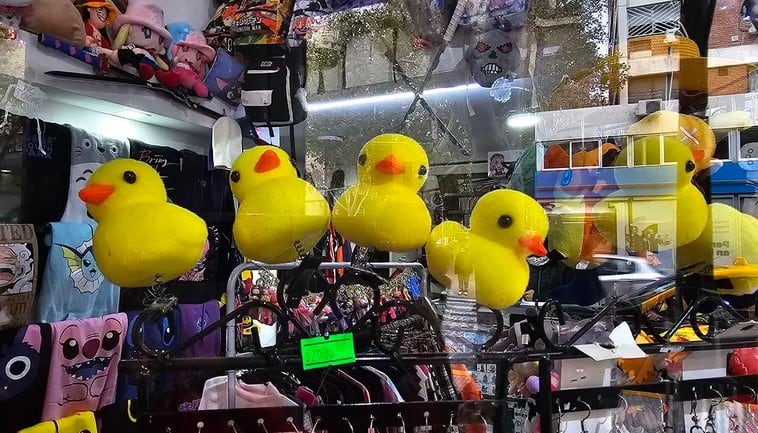 Hay quienes optan por llevar los patitos en el hombro o en la solapa de la ropa.