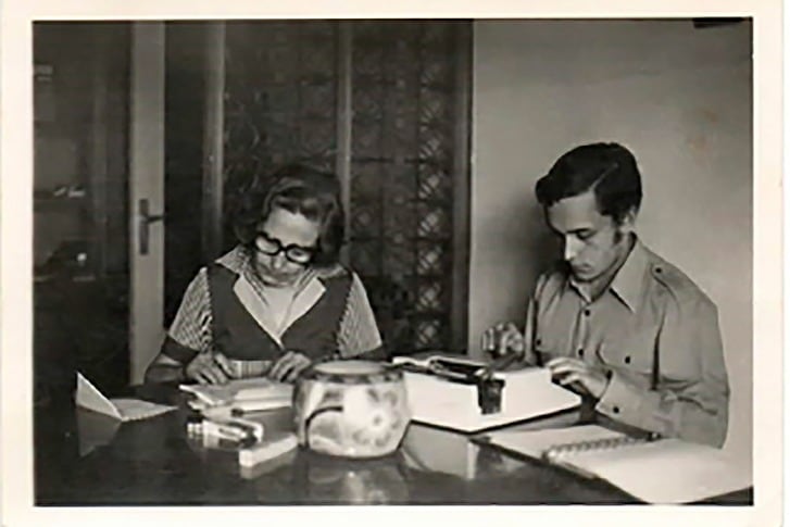 "Mima" Molfion y Gustavo Molfino, en Madrid.