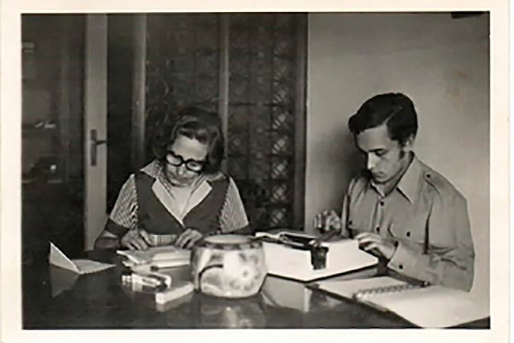 "Mima" Molfion y Gustavo Molfino, en Madrid.