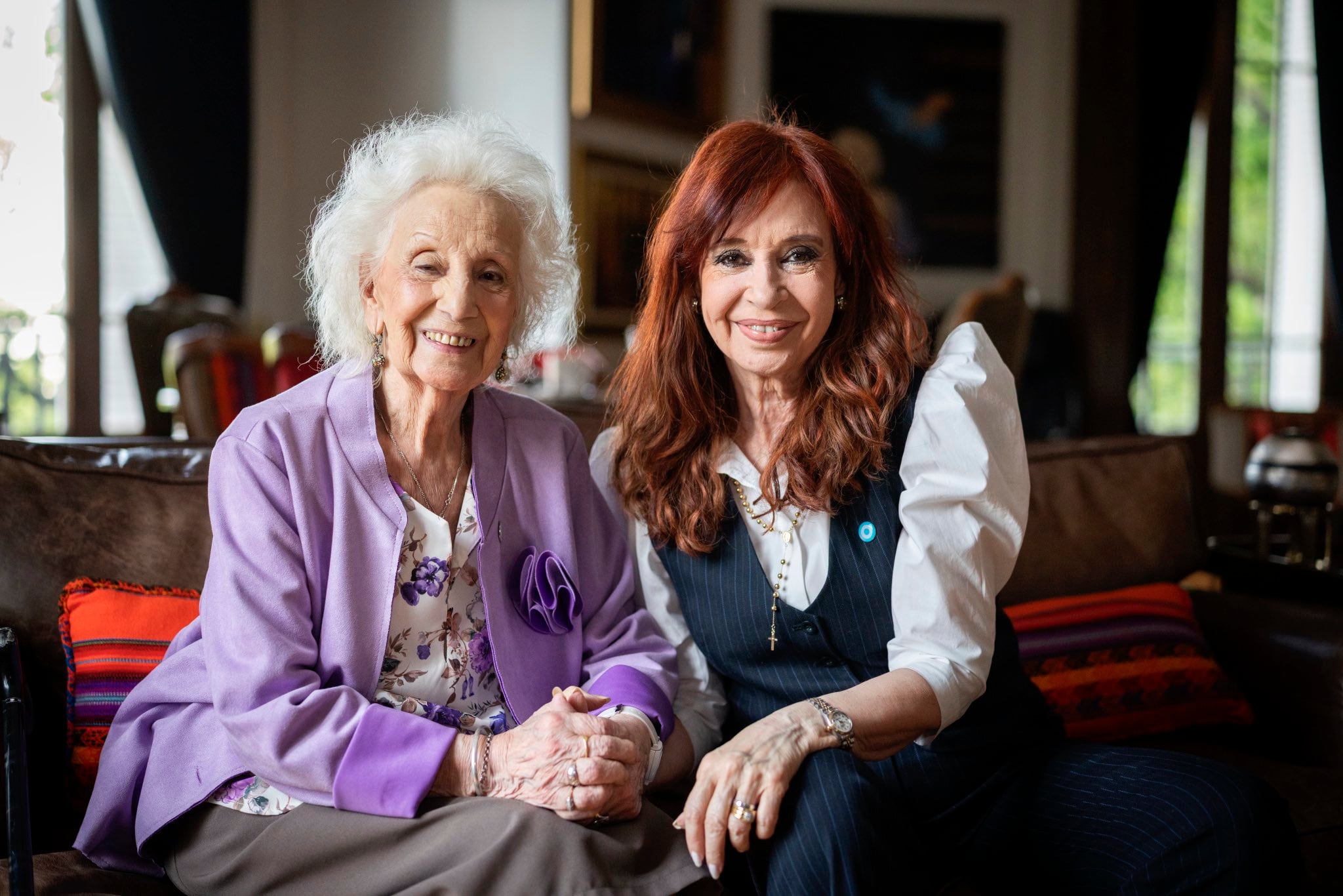 La foto que CFK se sacó con Carlotto y compartió en sus redes