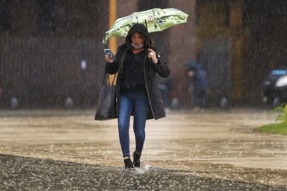 Se esperan tormentas fuertes en 9 provincias. Imagen: Noticias Argentinas