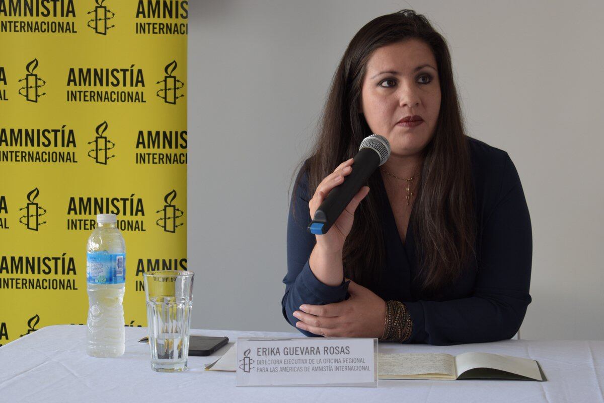 Erika Guevara Rosas, directora para las Américas de Amnistía Internacional.