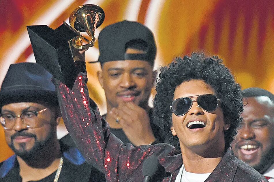 Bruno Mars, mimado por el público y por la industria.