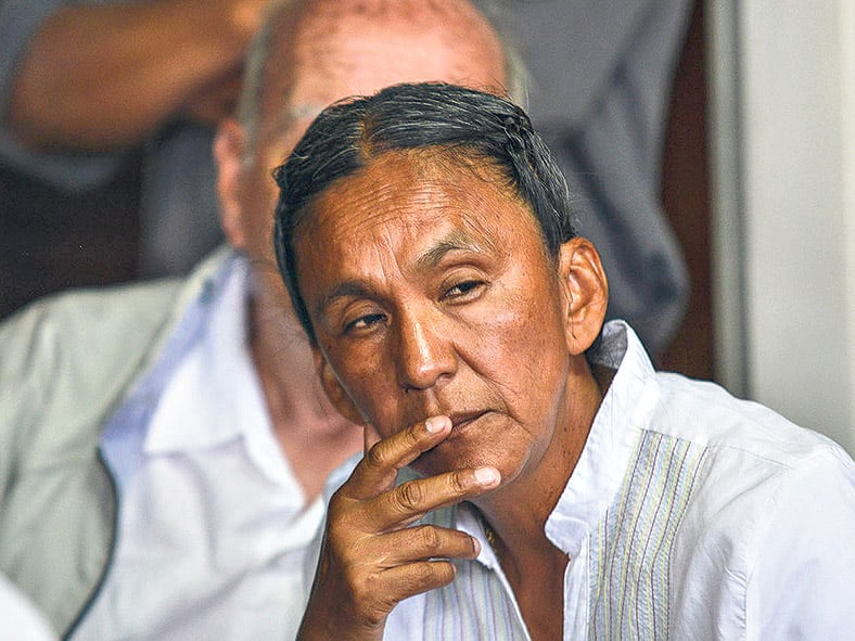 Milagro Sala, detenida arbitrariamente en Jujuy hace más de un año.