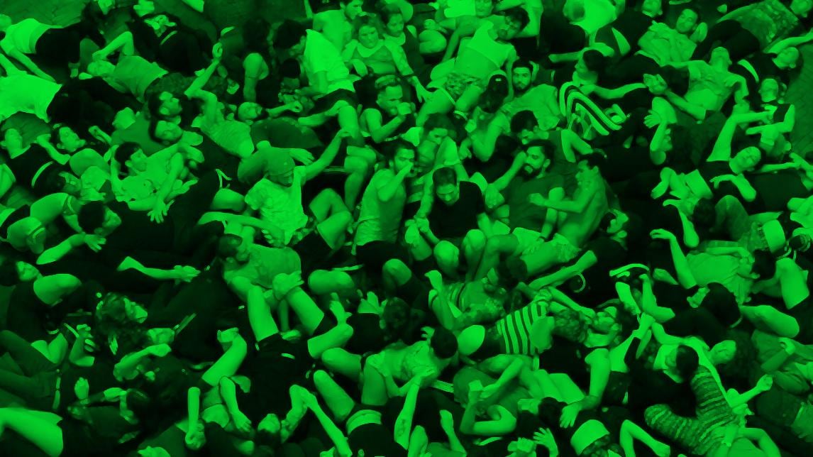 La fiesta en pleno entrenamiento