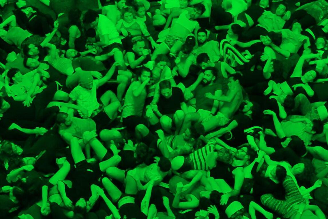 La fiesta en pleno entrenamiento