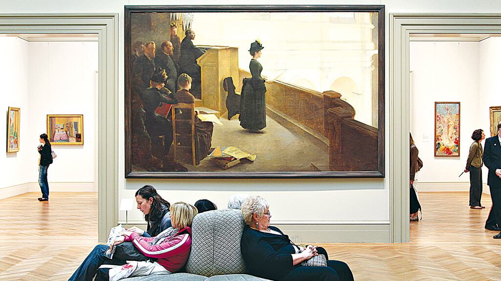 En el Metropolitan Museum of Art, de la serie Americanas. Nueva York, 2011