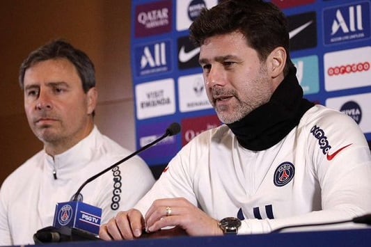 Pochettino brindó una rueda de prensa un rato antes de que se conociera su positivo.