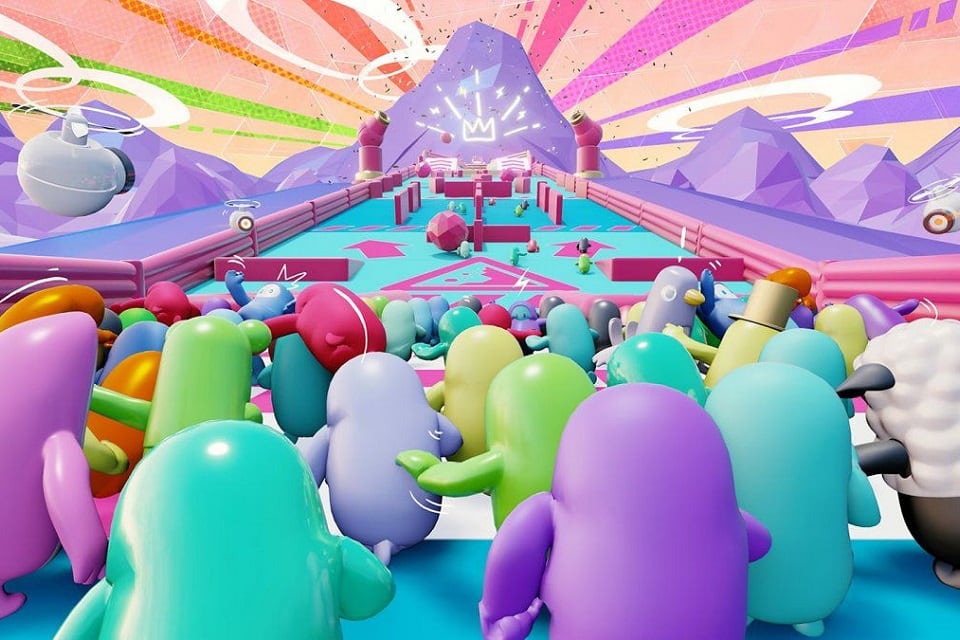 En la época dorada del distanciamiento social, lo más divertido de Fall Guys son las amontonadas online con desconocidos.