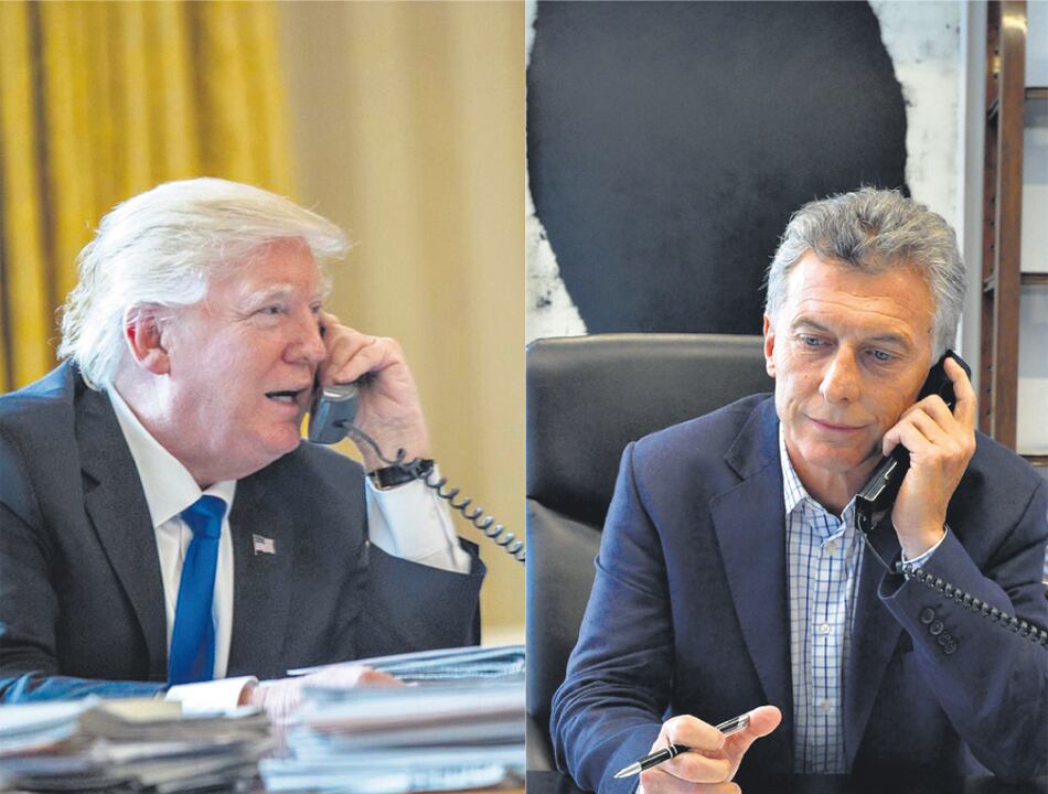 Donald Trump y Mauricio Macri conversaron ayer sobre la situación de la región.