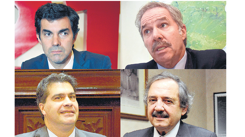 Juan Manuel Urtubey, Felipe Solá, Jorge Capitanich y Ricardo Alfonsín.
