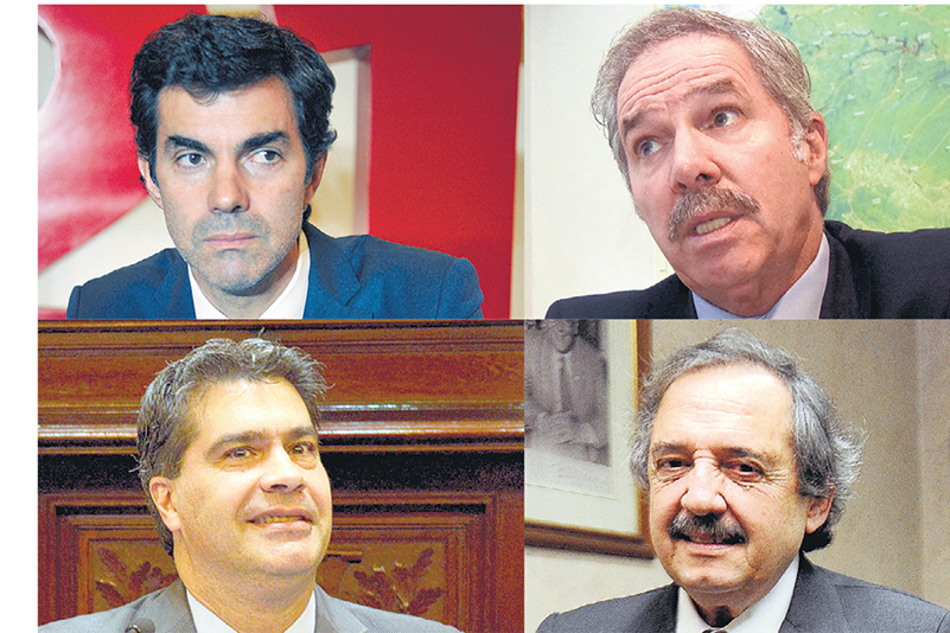 Juan Manuel Urtubey, Felipe Solá, Jorge Capitanich y Ricardo Alfonsín.