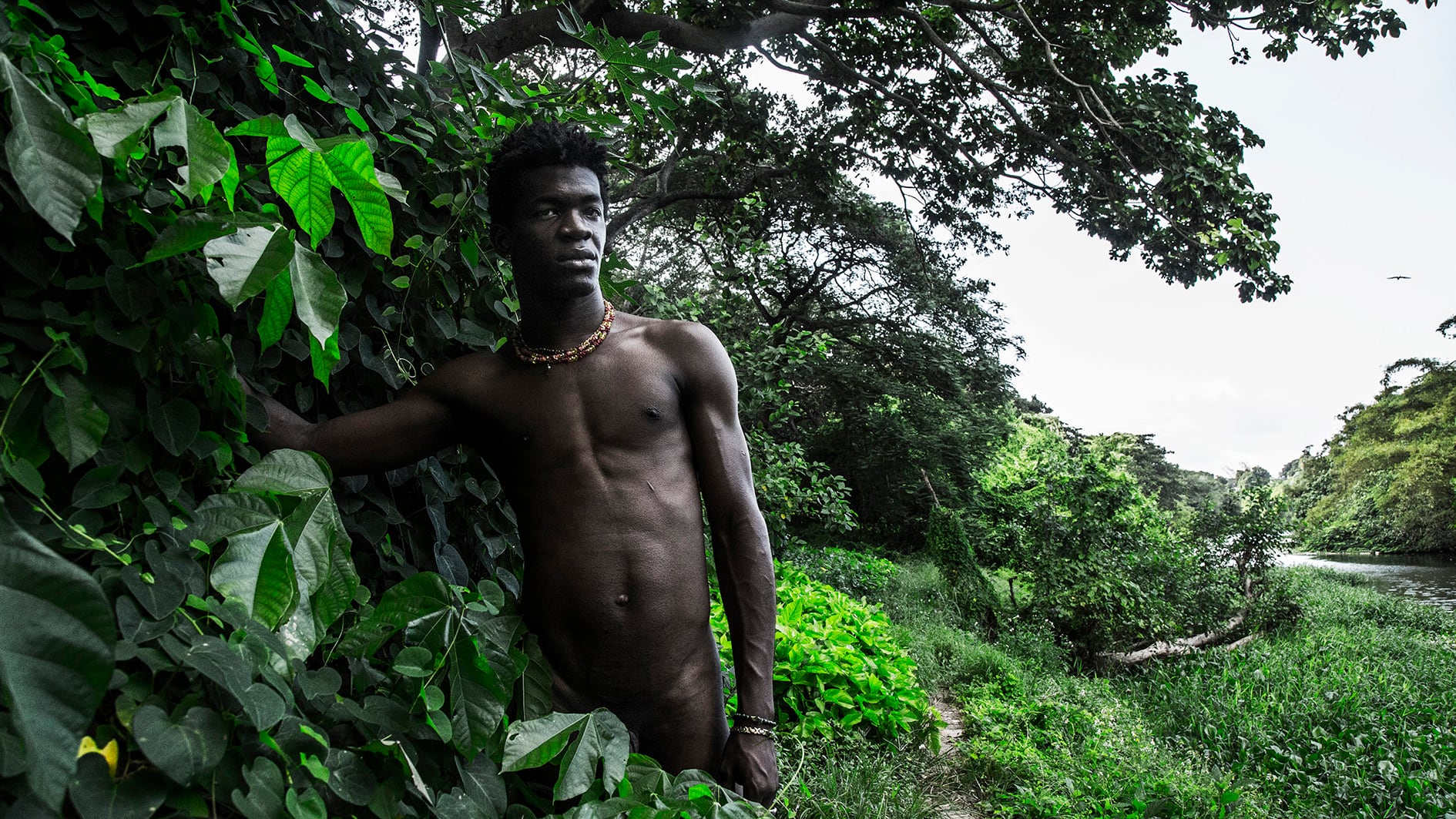 Felix Duvalón en el bosque de La Habana