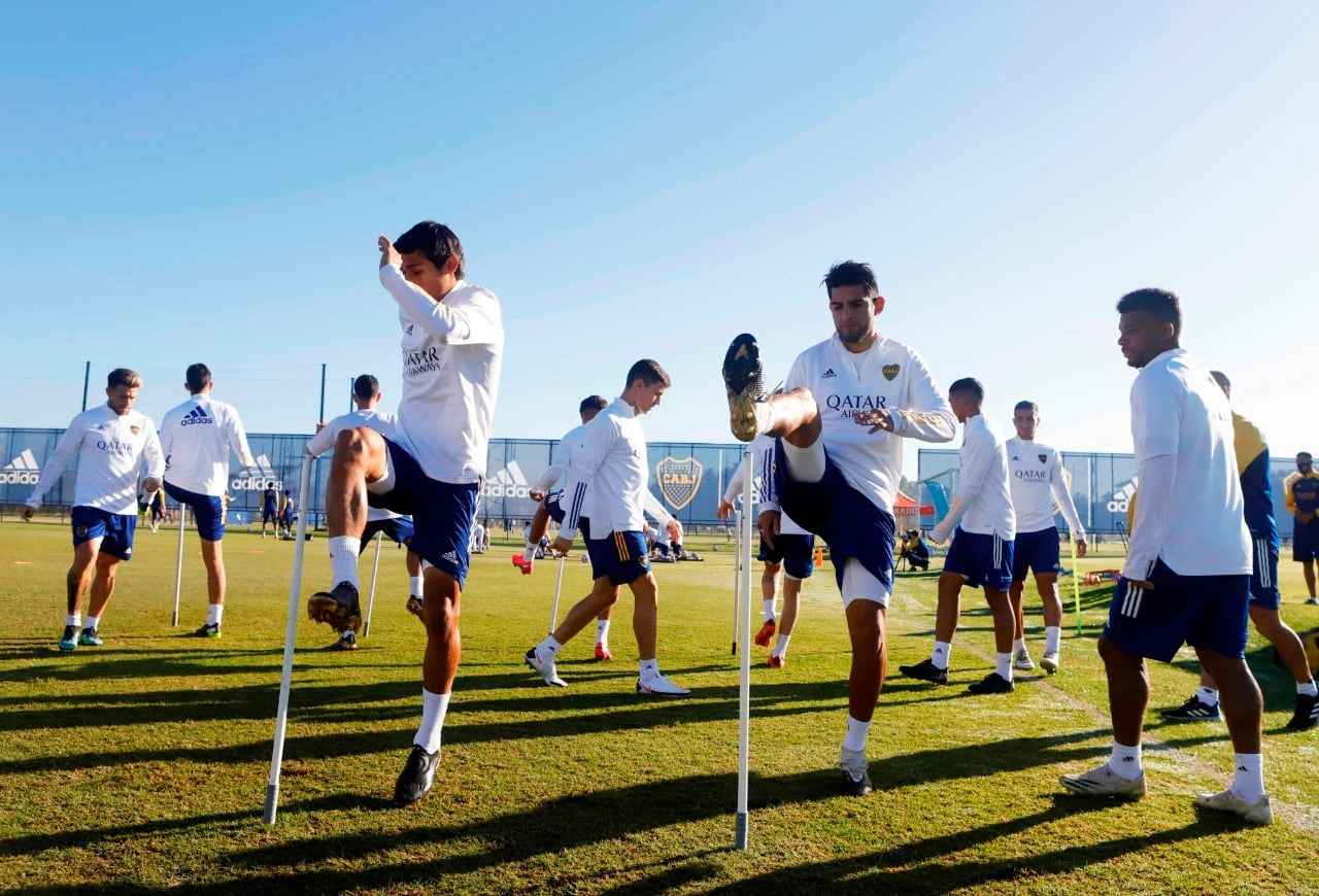 El clima xeneize mejoró mucho tras la seguidilla de éxitos.