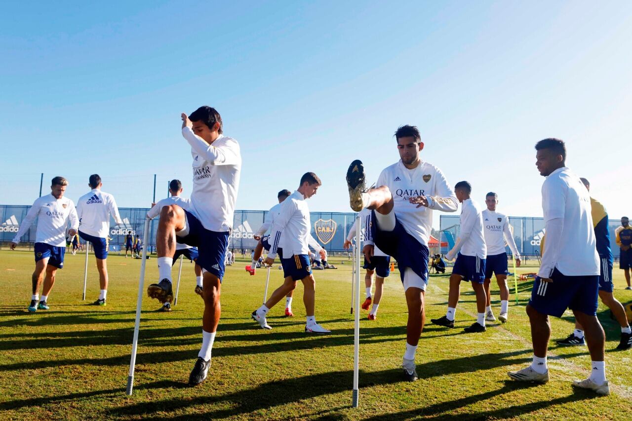 El clima xeneize mejoró mucho tras la seguidilla de éxitos.