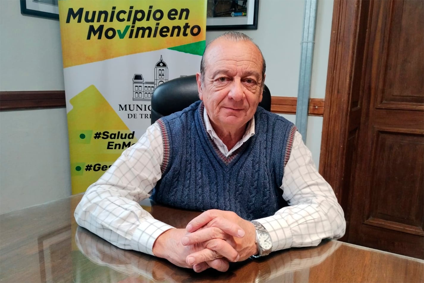 Carlos Sanchez asumió como intendente en el año 2003. 