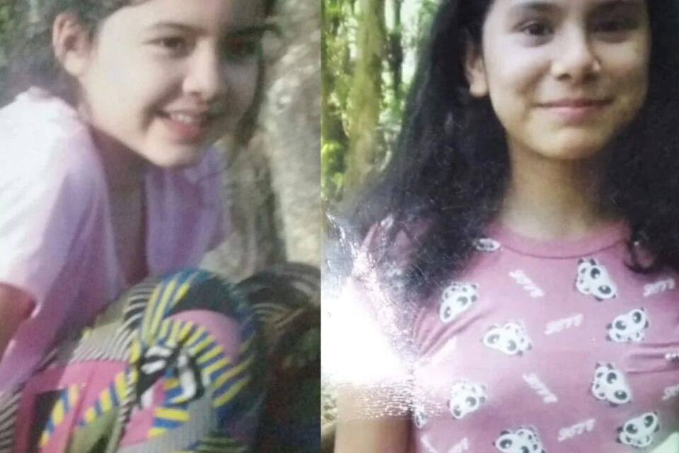 Lilian Mariana y María Carmen, las dos de 11, asesinadas por fuerzas estatales que disfrazaron sus cadáveres como guerrilleras.