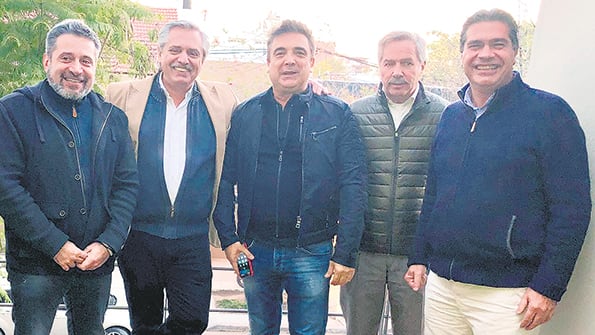 Los dirigentes del peronismo, durante el último encuentro que mantuvieron el mes pasado en Corrientes.
