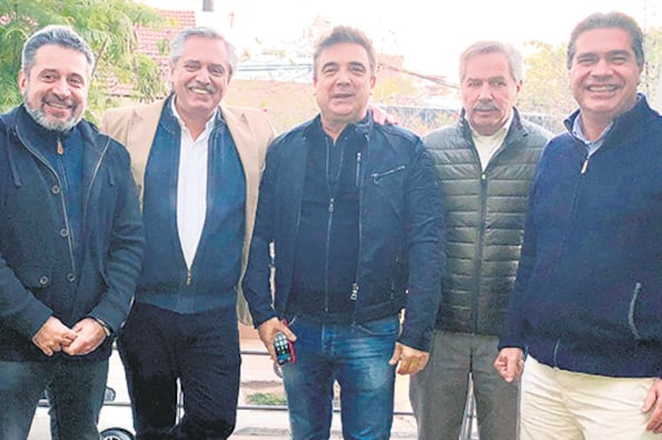 Los dirigentes del peronismo, durante el último encuentro que mantuvieron el mes pasado en Corrientes.
