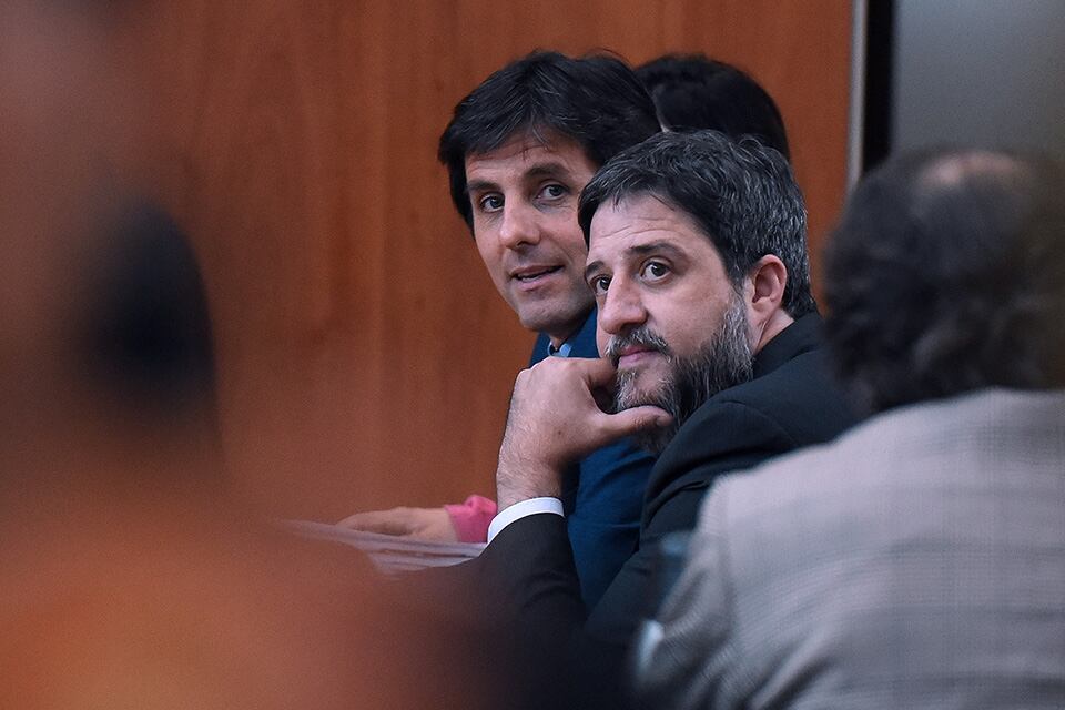 Los fiscales de la Agencia de Criminalidad Organizada, Schiappa Pietra y Edery.