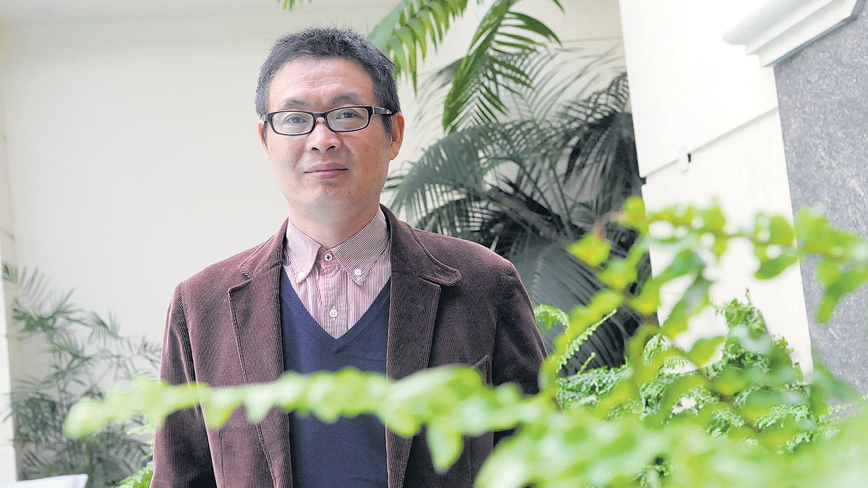 Mai Jia, uno de los más destacados escritores chinos actuales, autor de la novela El don.