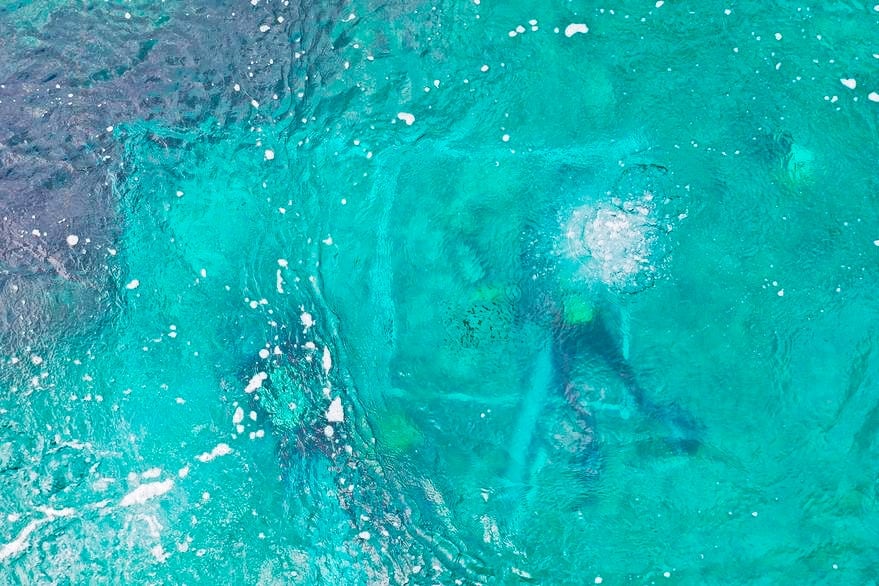 Un grupo de buzos indaga el asentamiento.