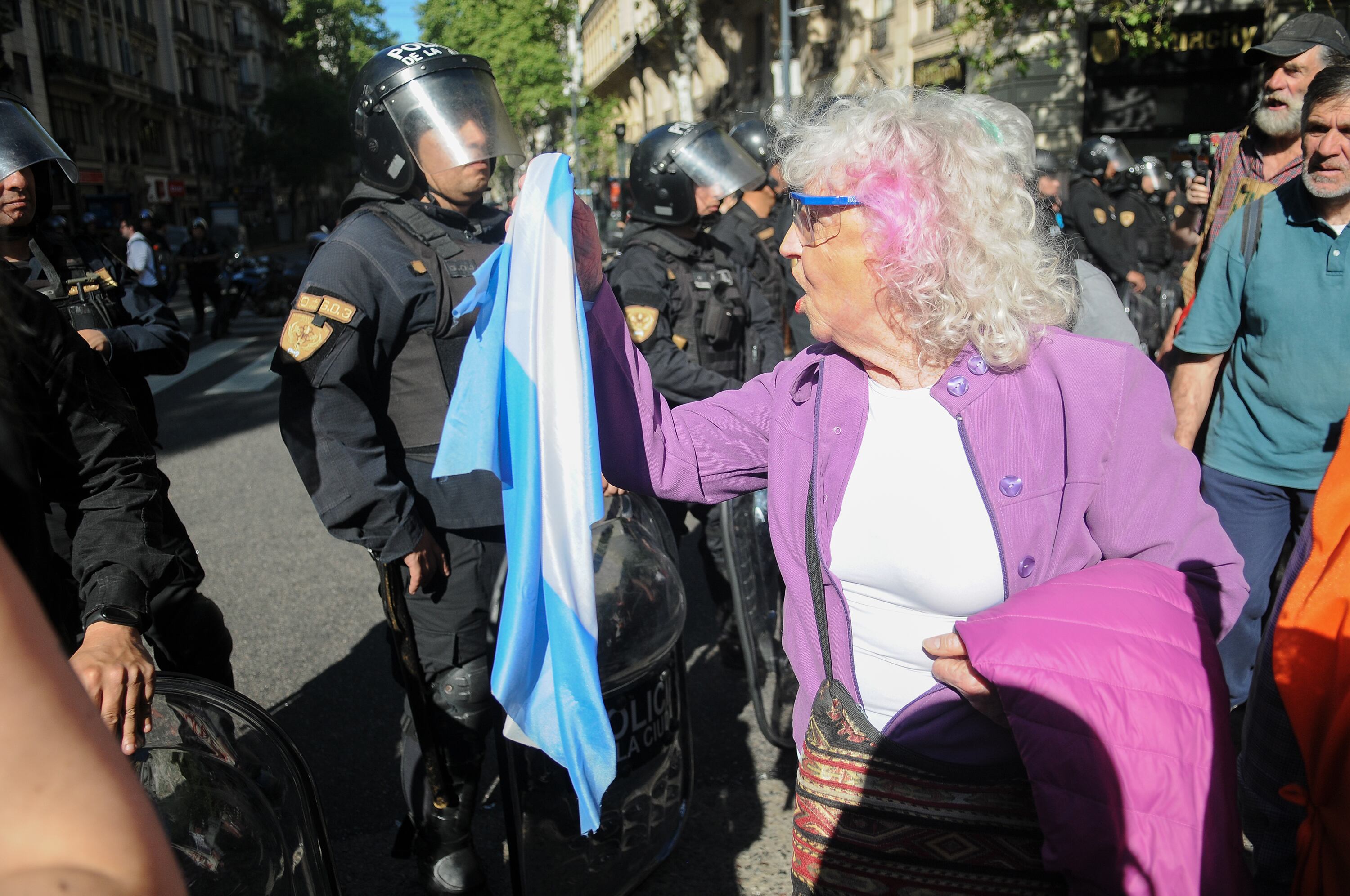 Se realizó una nueva marcha de jubilados en Congreso