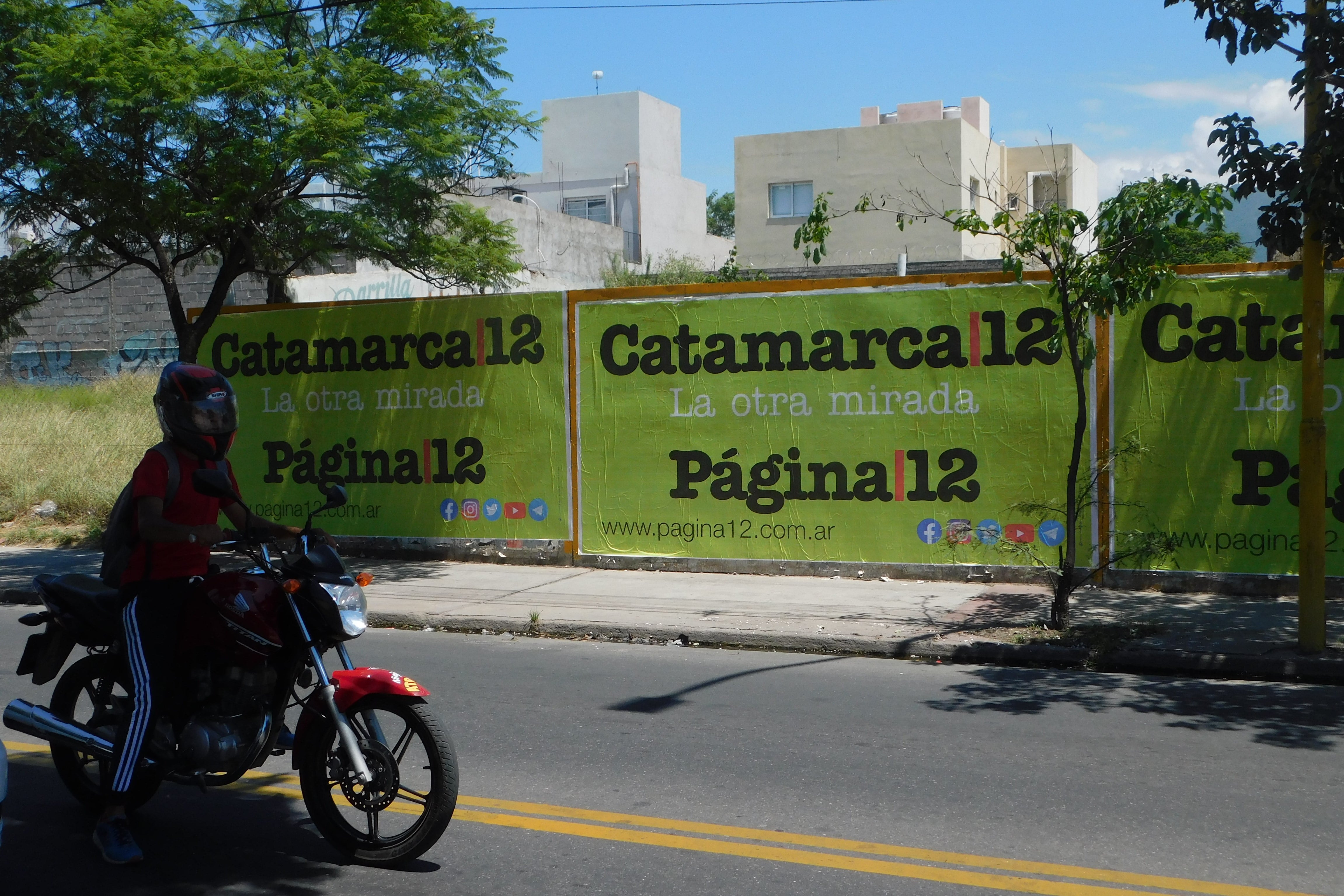 En las calles.