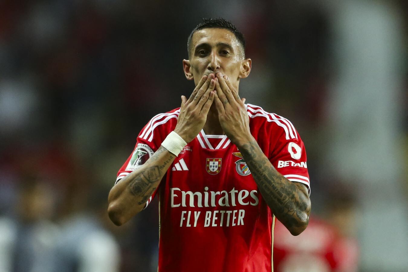 Ángel Di María será titular hoy en Benfica vs Rangers.
