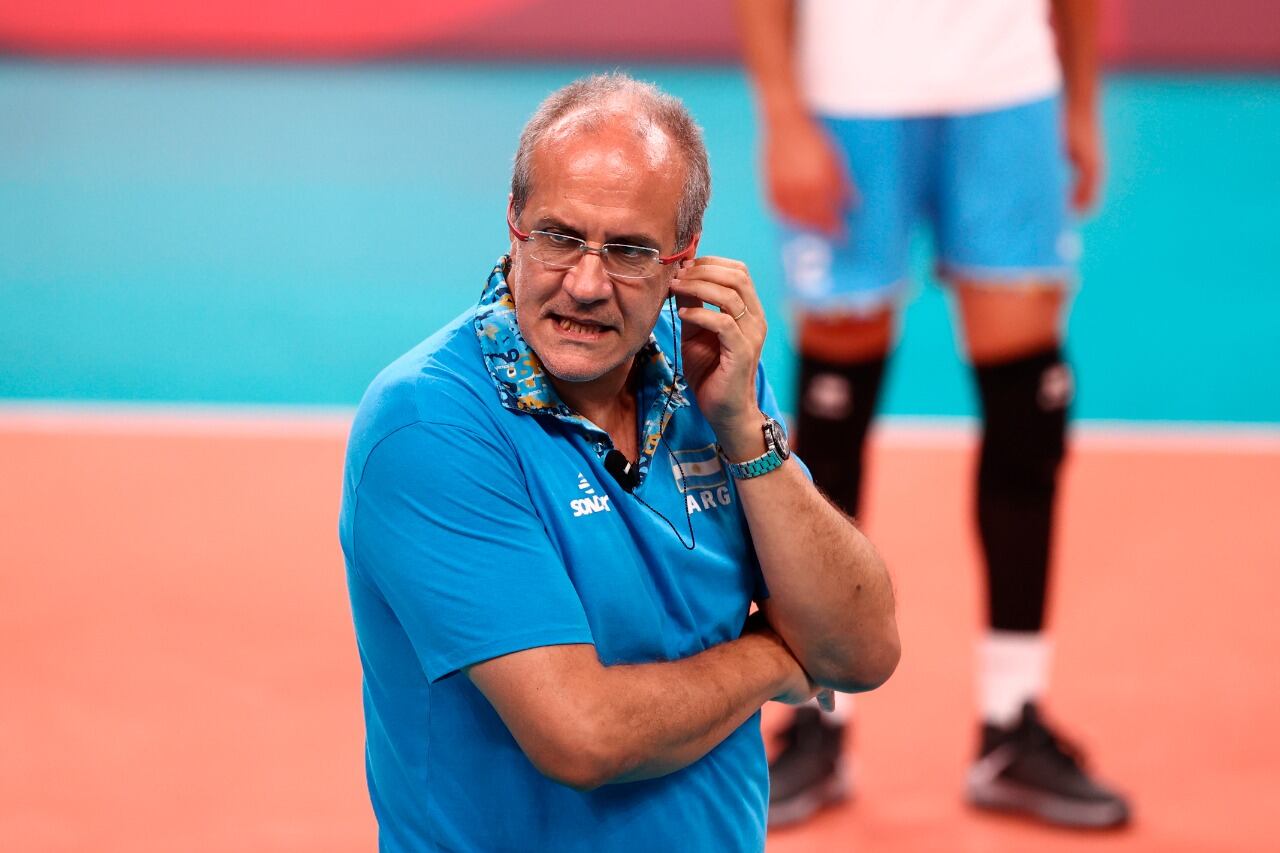 Marcelo Méndez, DT del seleccionado argentino de vóley.