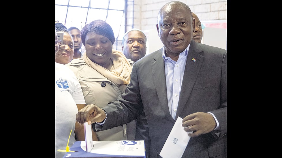 Ramaphosa aspira a ser reelecto.