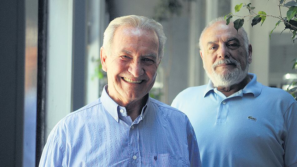 Los tenores Galo García y Fernando Collados se reencontraron en Quinto de Cantares.