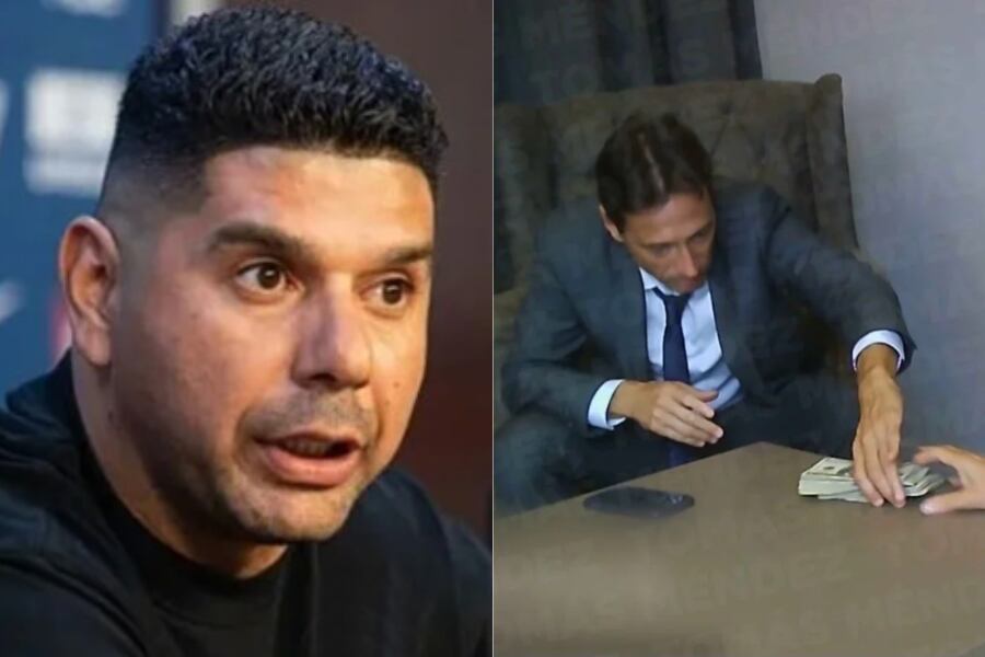 Néstor Ortigoza y Marcelo Moretti