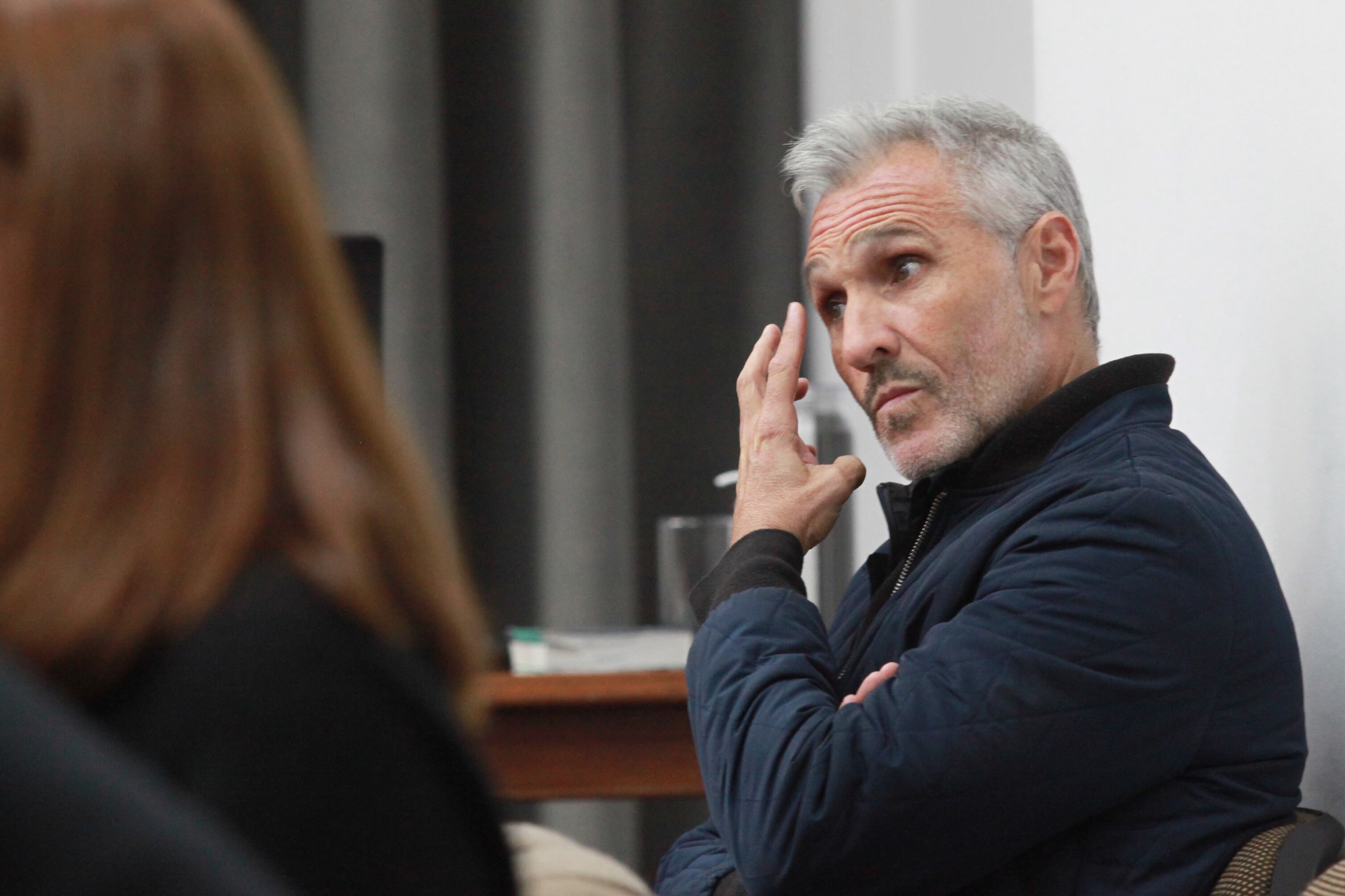 Nicolás Pachelo durante el juicio.