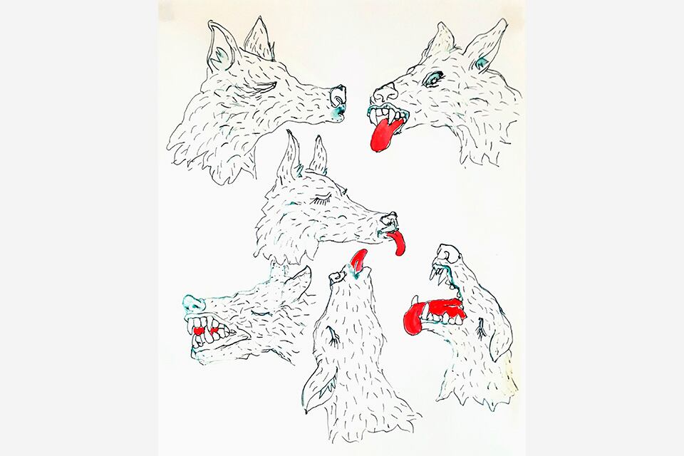 Dibujo de Tomás Alzogaray Vanella (México-Argentina, 1976).