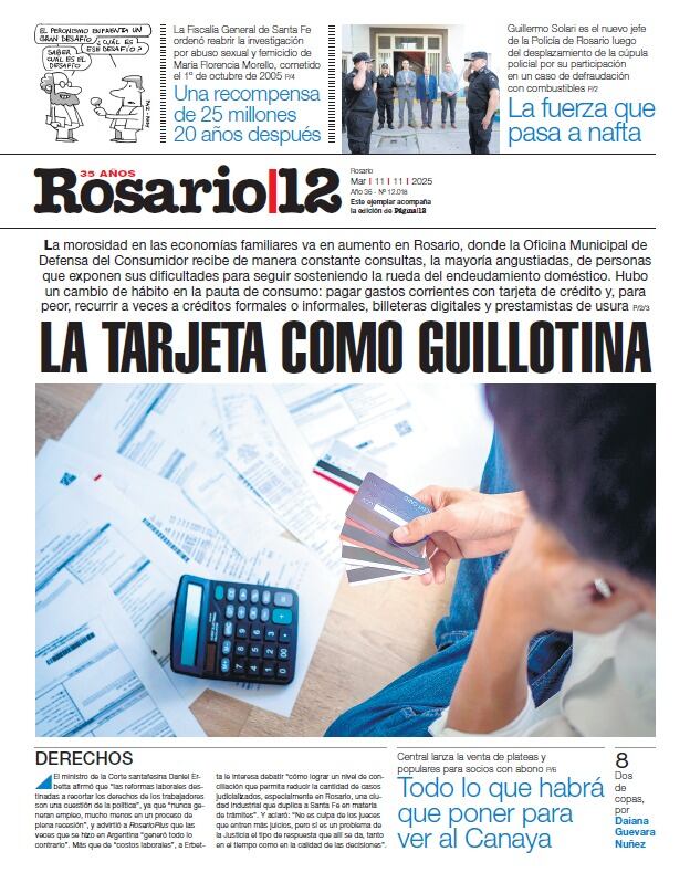 LA TARJETA COMO GUILLOTINA - 10/11/2025