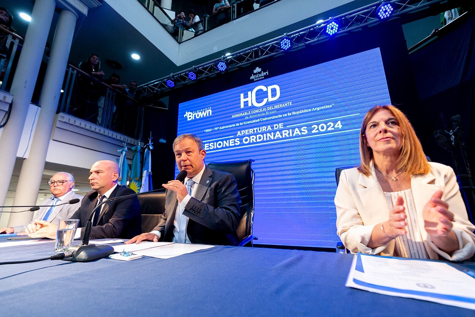 Cascallares abrió sesiones en el Concejo Deliberante.