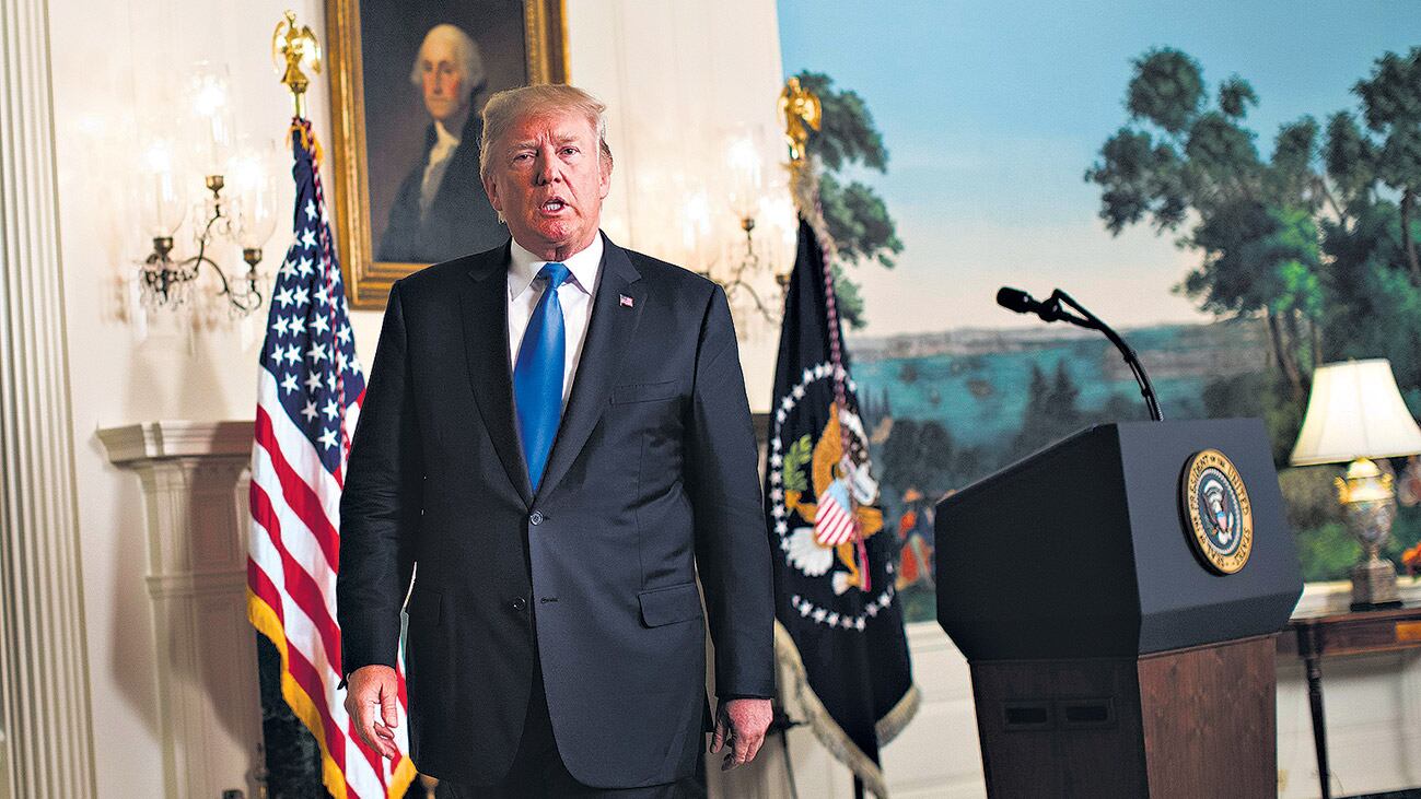 Donald Trump se limitó a pedir al Congreso y a sus aliados ayuda para corregir “los graves defectos” del pacto nuclear.