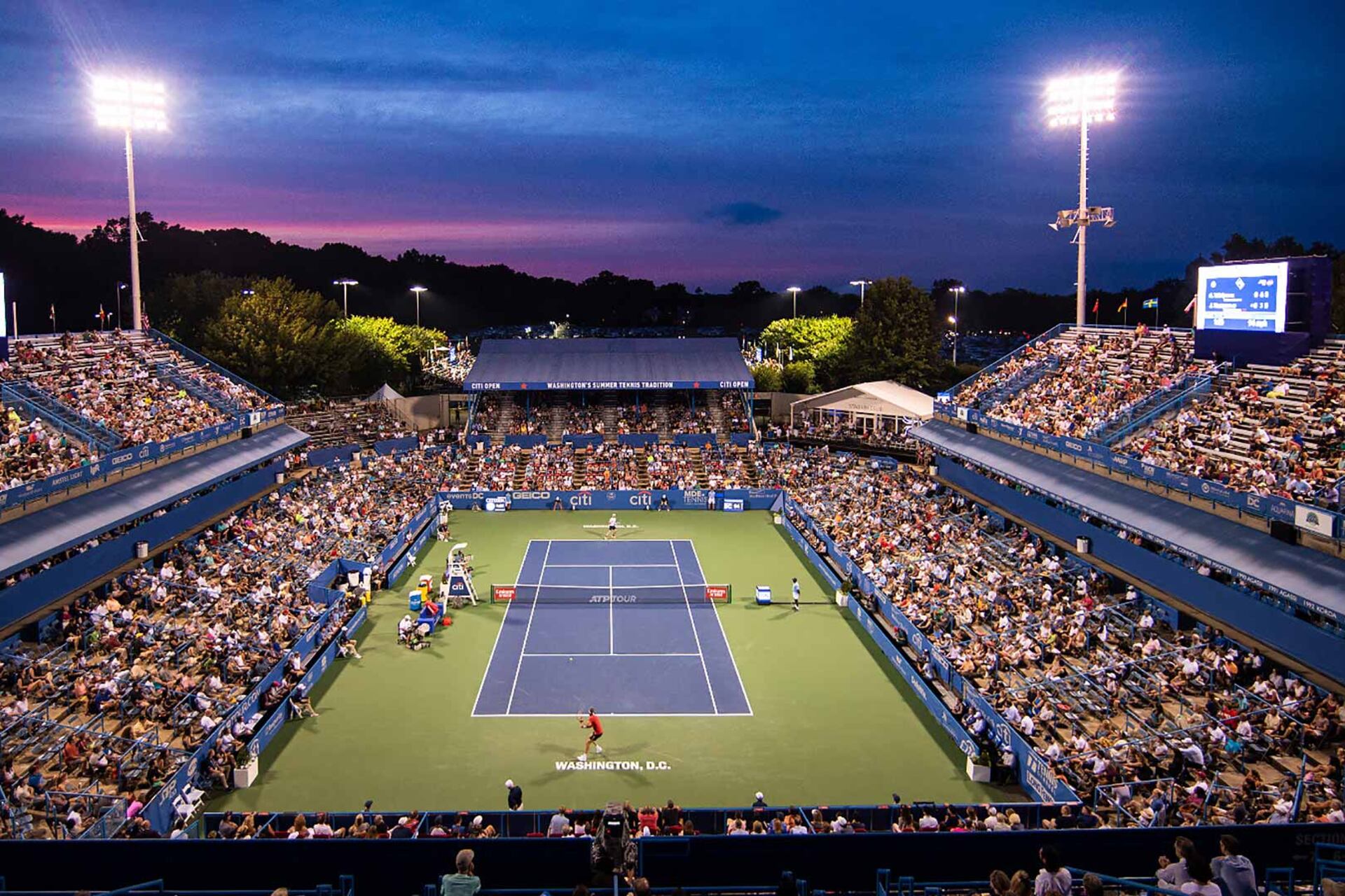 El torneo de Washington marca el inicio de la gira norteamericana sobre cemento.