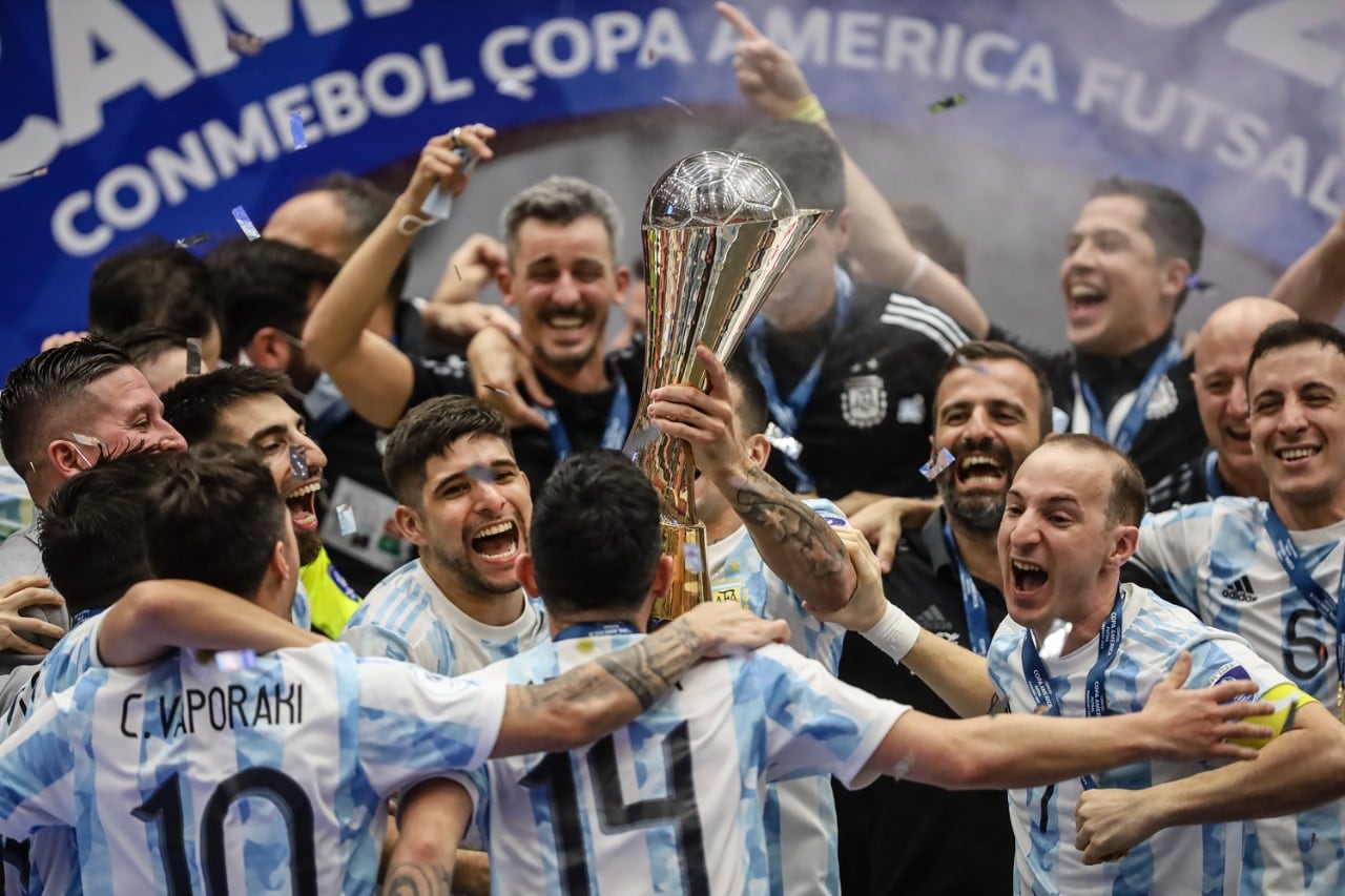 El equipo argentino se consagró campeón en en la Copa América de Paraguay