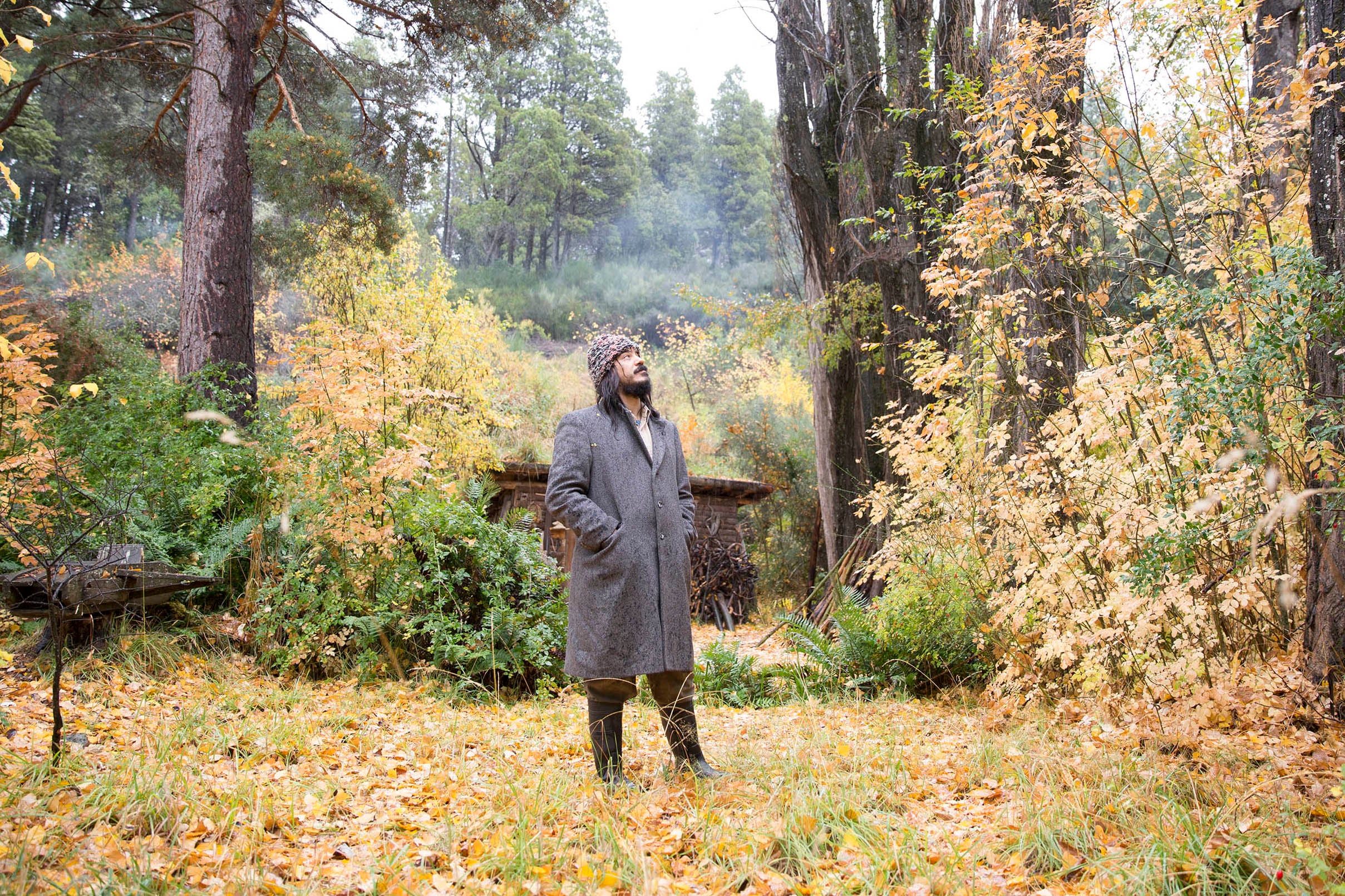 Shaman Herrera, residente de Epuyén, es uno de los impulsores de "Buenos Aires le canta a la Patagonia"