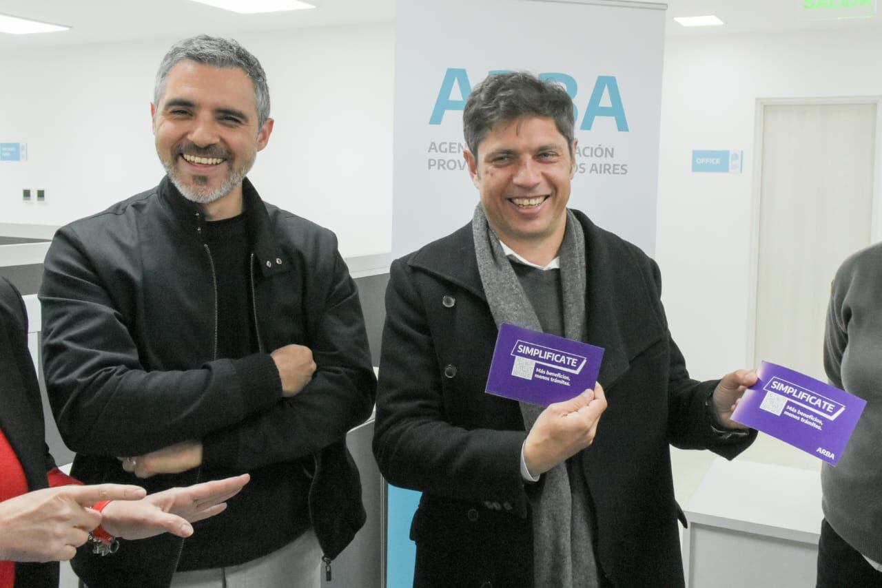 Critian Girard y Axel Kicillof.