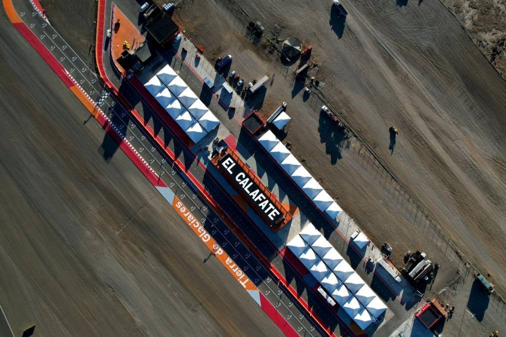 El autódromo de El Calafate.